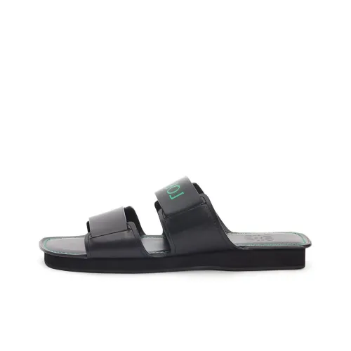 LOEWE Slide Slippers Men Black