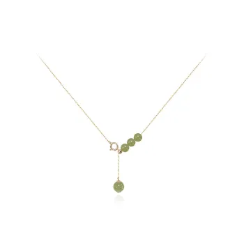 YOASOBI Colored Glaze Jade Necklaces Women's