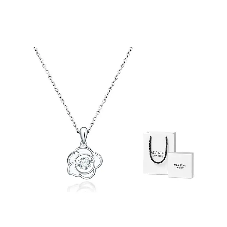 Asia Star S925 Silver Necklaces Women's-1