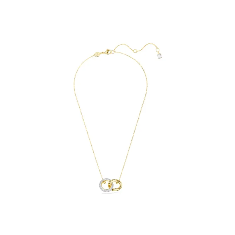 Swarovski Dextera Crystal embellished Interlinked Necklace-1
