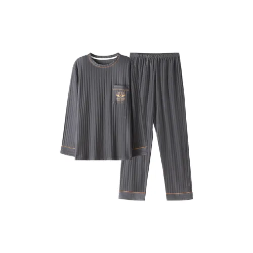 William Pajama Set Men's Dark Gray