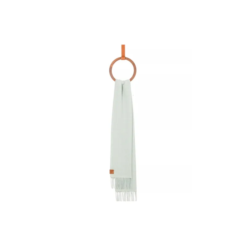 LOEWE Monogram Jacquard Fringed Scarf-1