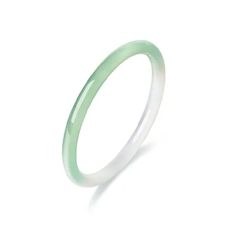 MOONS FAME Chalcedony Jade Bangles Women's-7