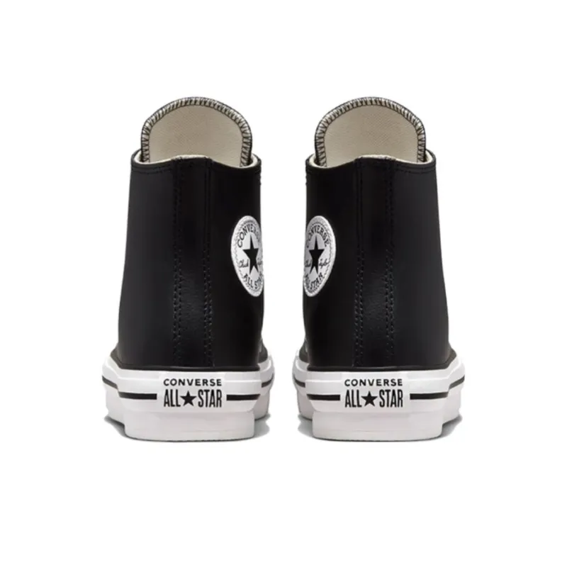 Converse Chuck Taylor All Star Eva Lift Platform Leather High Top 'Black' Gs-3