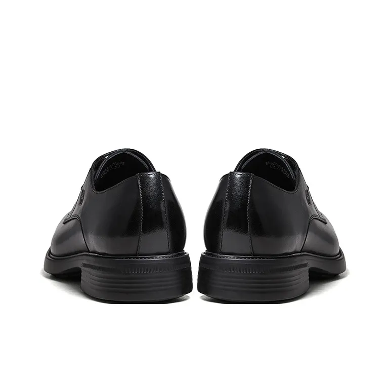 CAMEL Dress Shoes Men Low Top Black/Brown-3
