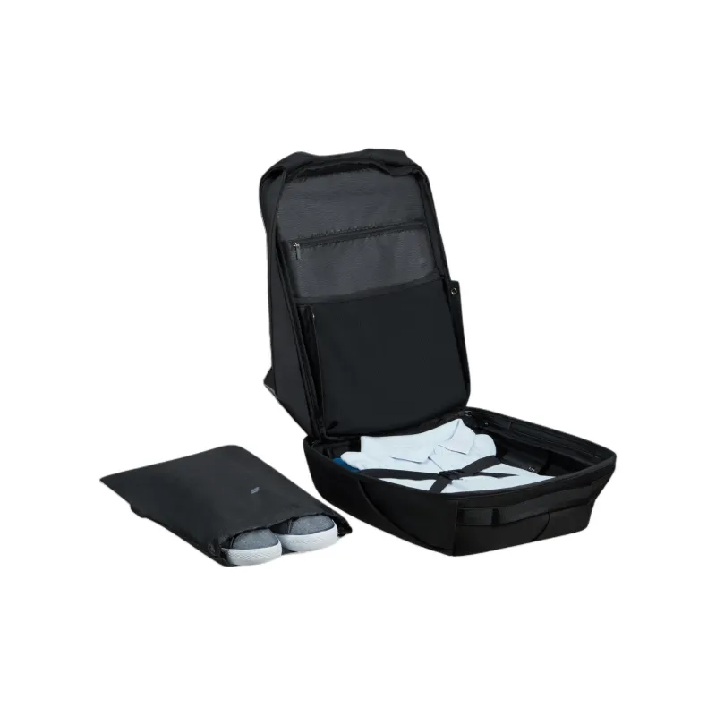 SAMSONITE Recycled Material Backpack Men's Black-4