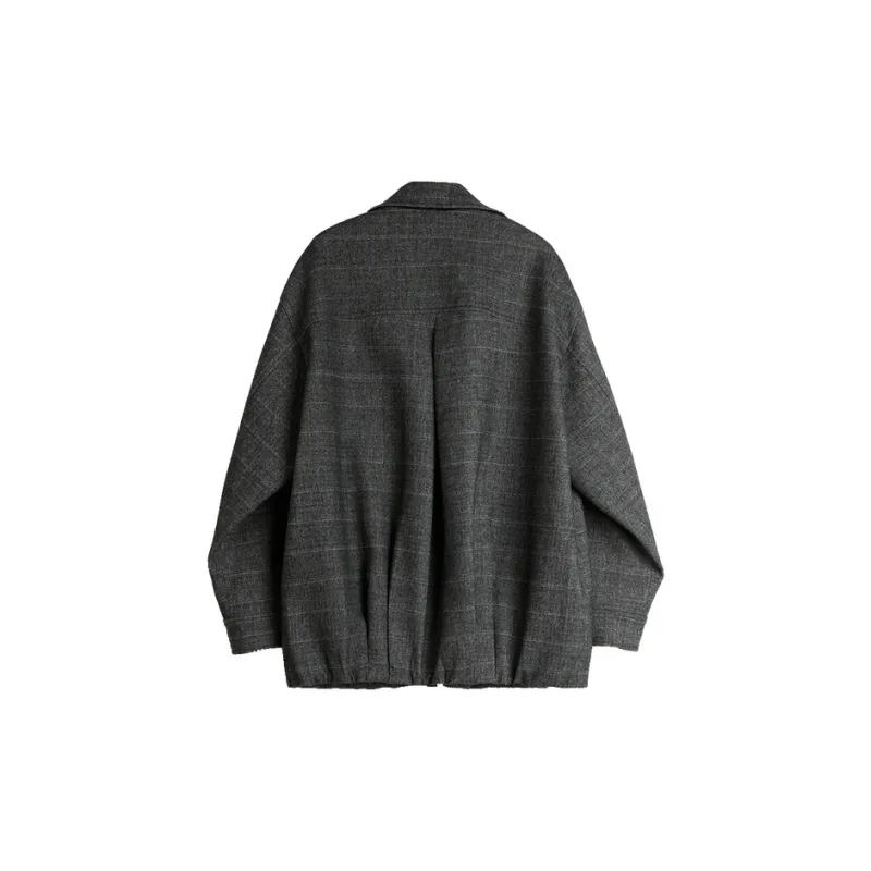 ELLE Jackets Coats Women's Dark Gray-1