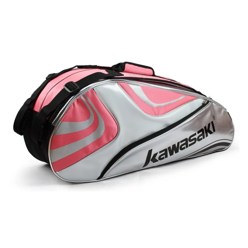 Kawasaki Fabric+Synthetic Leather Gym Bag Large Size Unisex-19