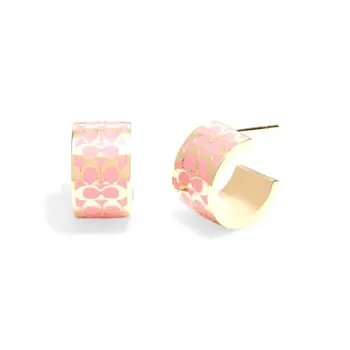 COACH Signature Earrings Women's