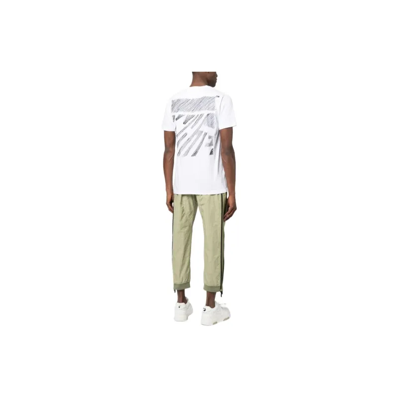 Off Logo embroidered T shirt-3