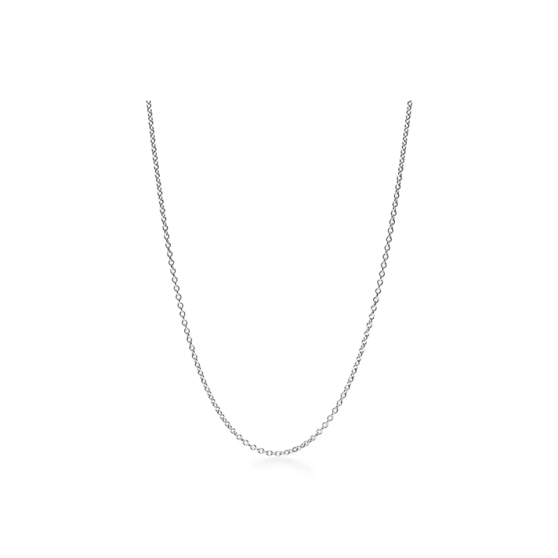 TIFFANY & CO. 18K White Gold Diamonds Necklaces Women's Silver-1