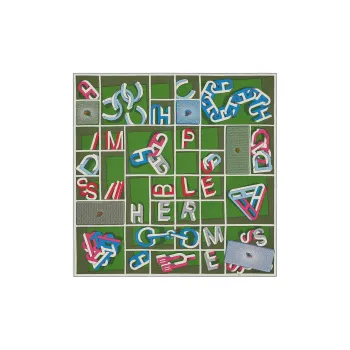 HERMES Cashmere Silk Scarves Unisex Multicolor