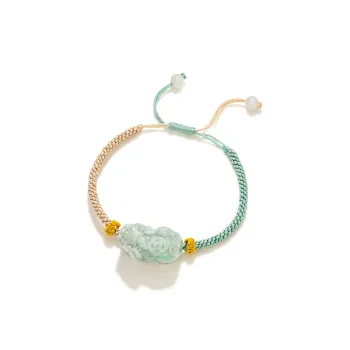 North Cain Bean Type Jadeite Bracelets Unisex
