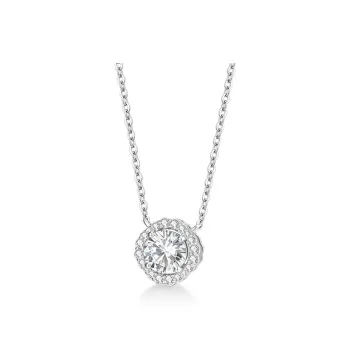 KADER S925 Silver Necklaces Women's Good Luck Box