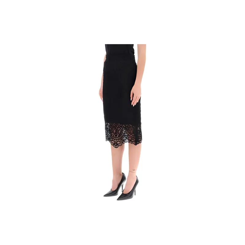Burberry Casual Long Skirts Women's Black-1