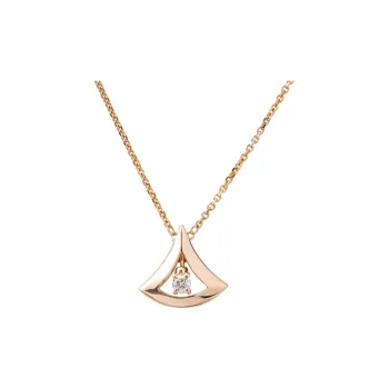 BVLGARI Divas' Dream Series 18K Rose Gold Necklace Unisex