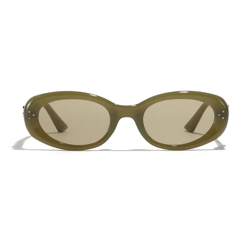 KENMO Injection Molded Oval Sunglasses Unisex-14