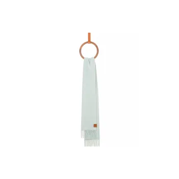 LOEWE Monogram Jacquard Fringed Scarf