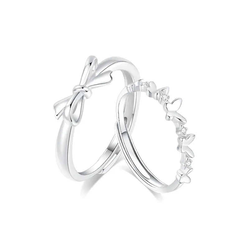 MISS TOOYA S999 Fine Silver Rings Women's-7