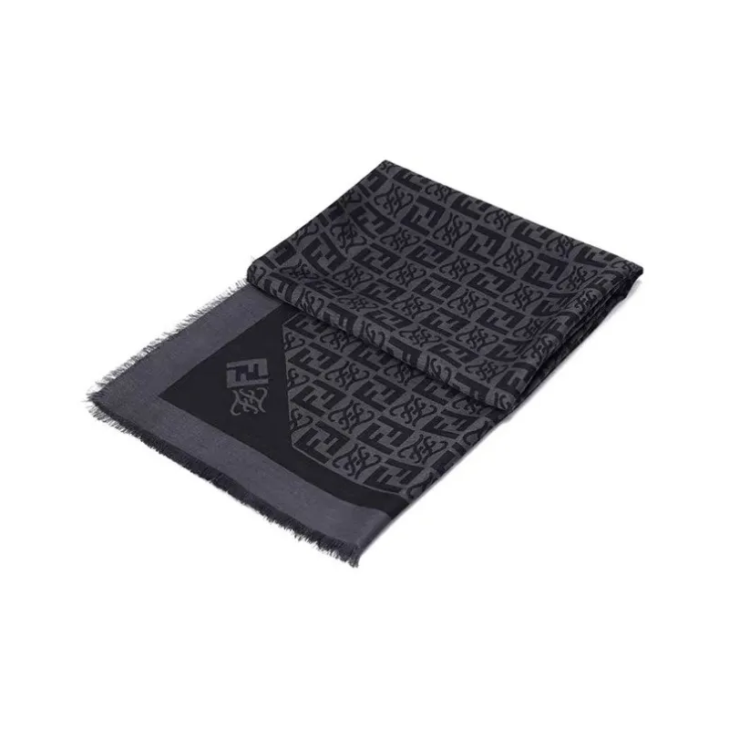 FENDI Silk Scarves Unisex-3