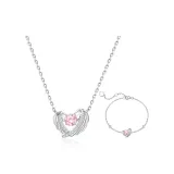 (Heartbeat Pink) Necklaces+Bracelets