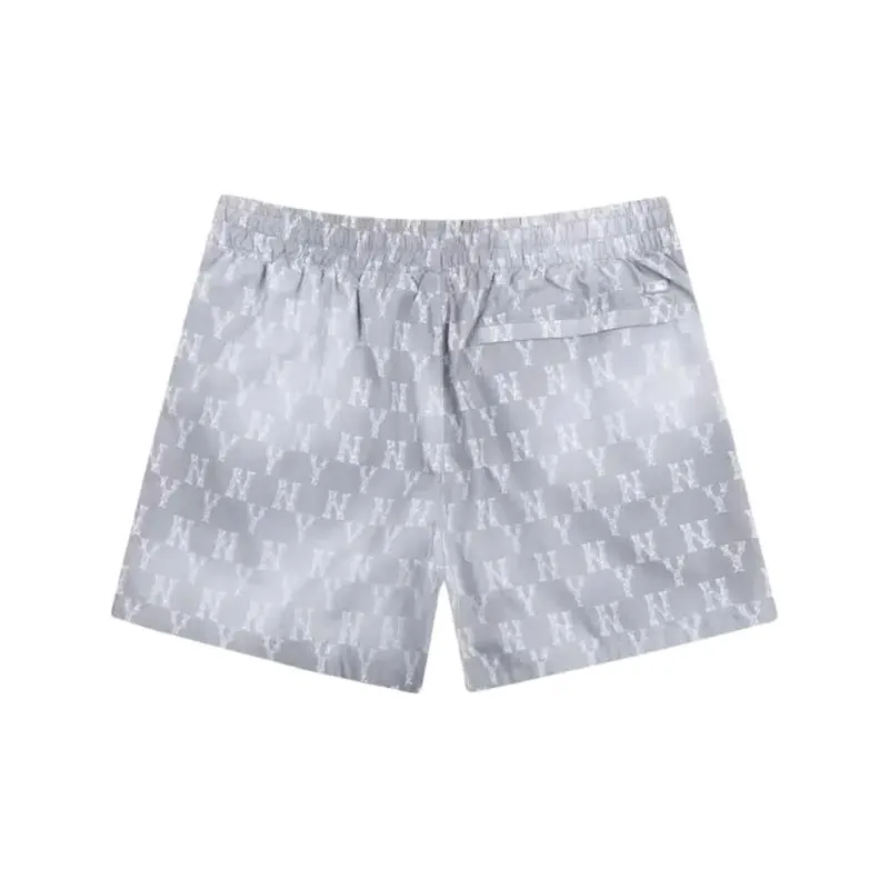 MLB Old Flower Casual Shorts Women's Light Gray-1