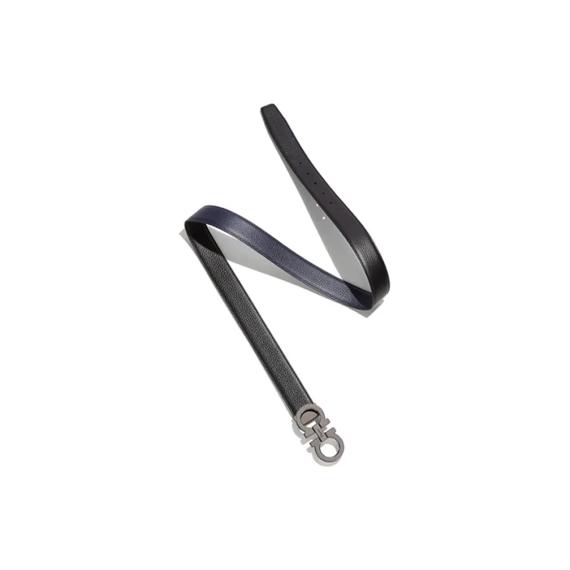 Ferragamo Gancini Buckle-fastening Leather Belt-1