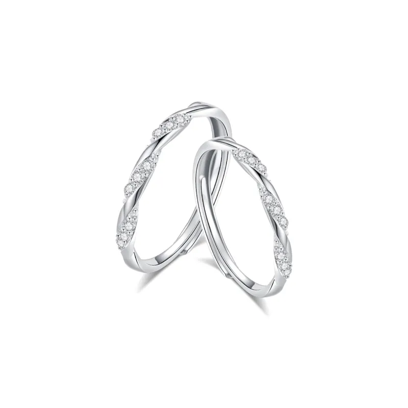 MISS TOOYA S999 Fine Silver Rings Women's-4