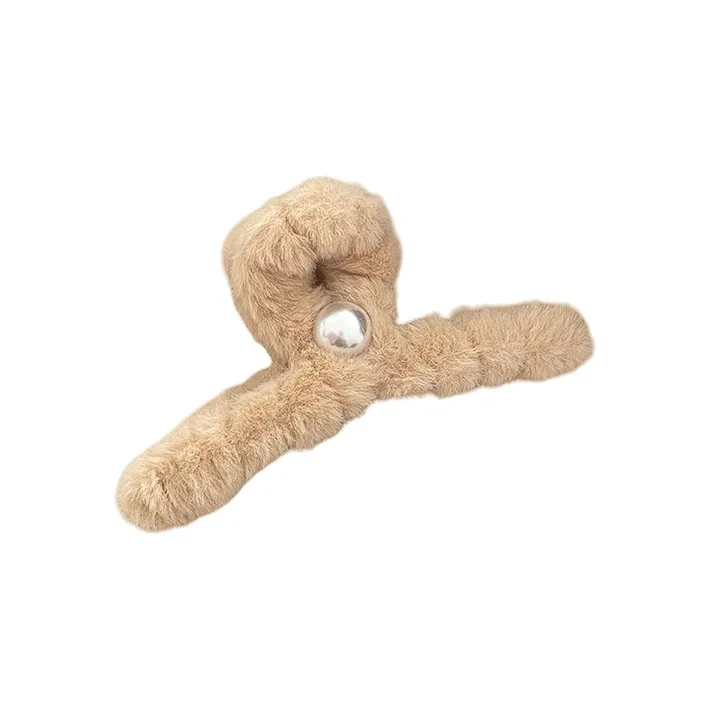 Water Jade Fabric Hair Clips Women's-7