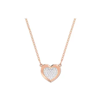 Swarovski NAUGHTY Crystal, Rose Gold Tone Plated Necklaces Women's