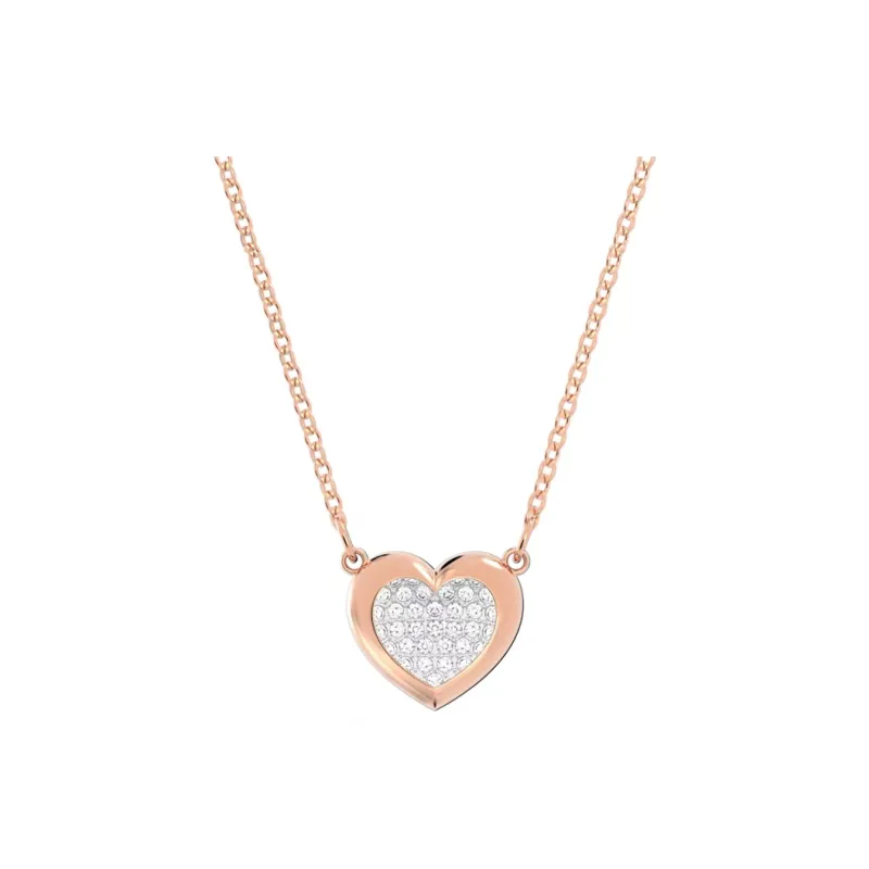 Swarovski NAUGHTY Crystal, Rose Gold Tone Plated Necklaces Women's-0
