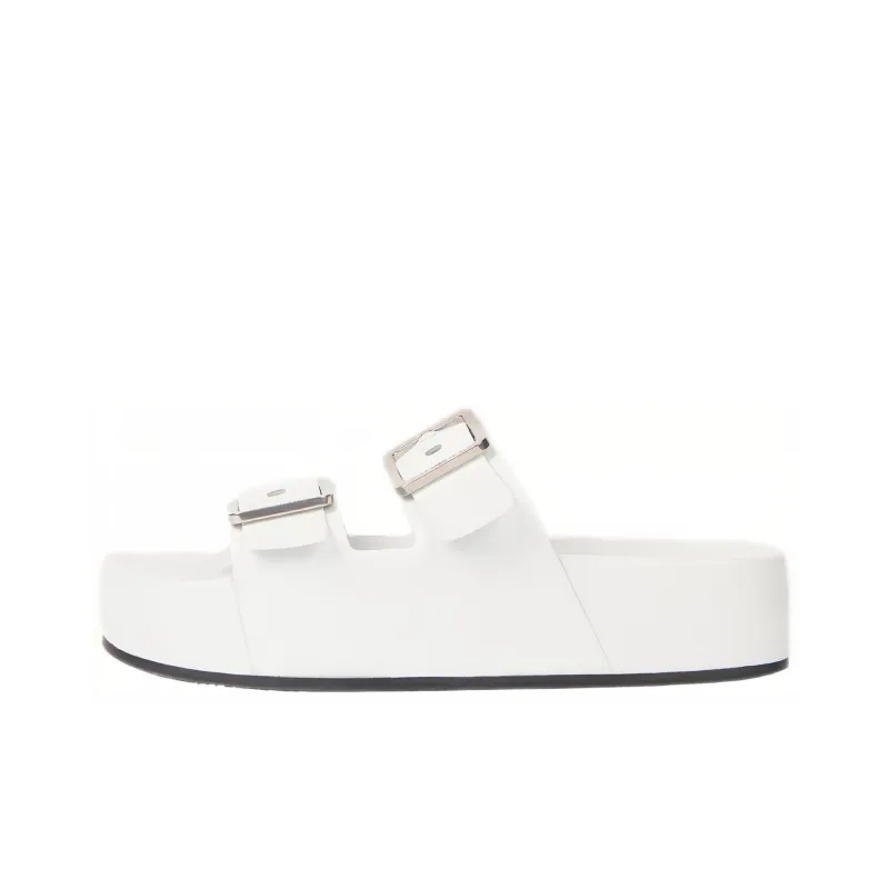 Balenciaga Mallorca Thick Bottom Sandals White Women's-0