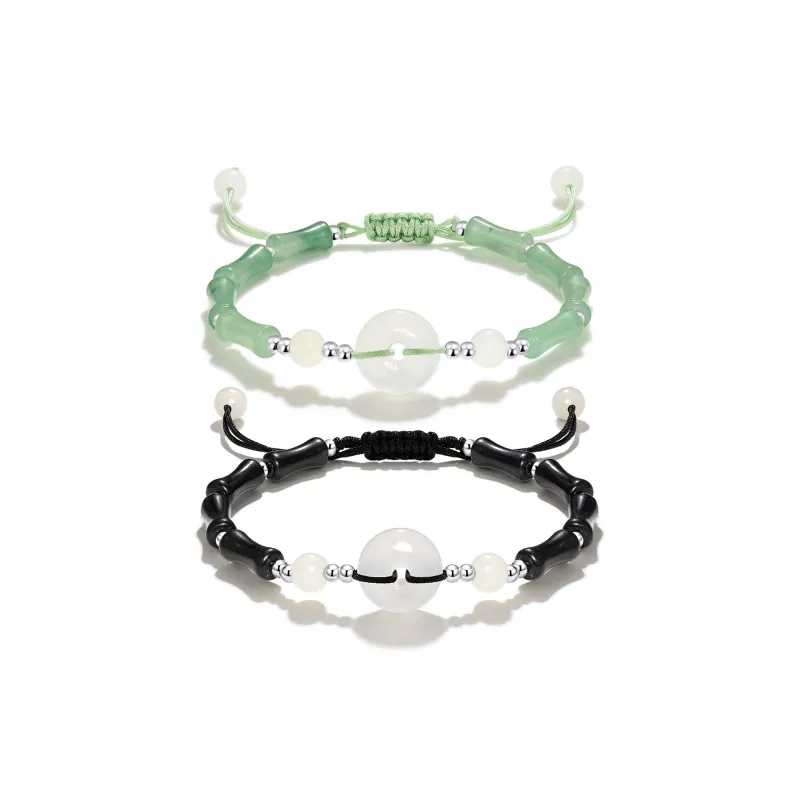 VOEX Colored Glaze Jade Bracelets Unisex-4