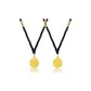 1 Pair Fu Character Pendant (Alloy)