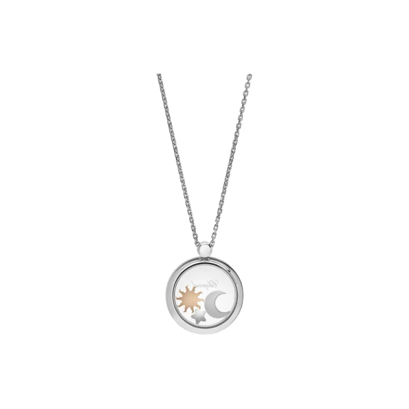CHOPARD Diamond Necklaces Women's Silver-3