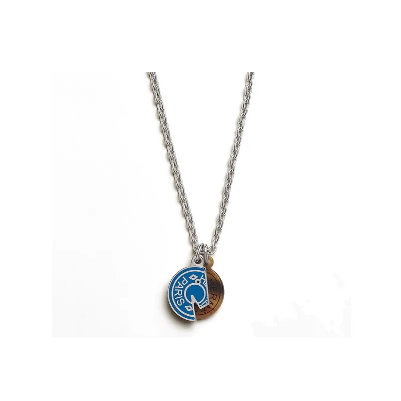 HERMES Metal Necklaces Men's Silver-1