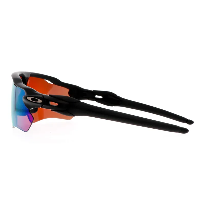 Oakley Acetate Irregular Shape Sunglasses Unisex Black-2