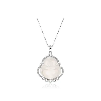 JOLLY SEASONS Chalcedony Jade Necklaces Women's