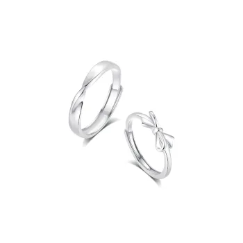 Asia Star Sterling Silver Rings Unisex