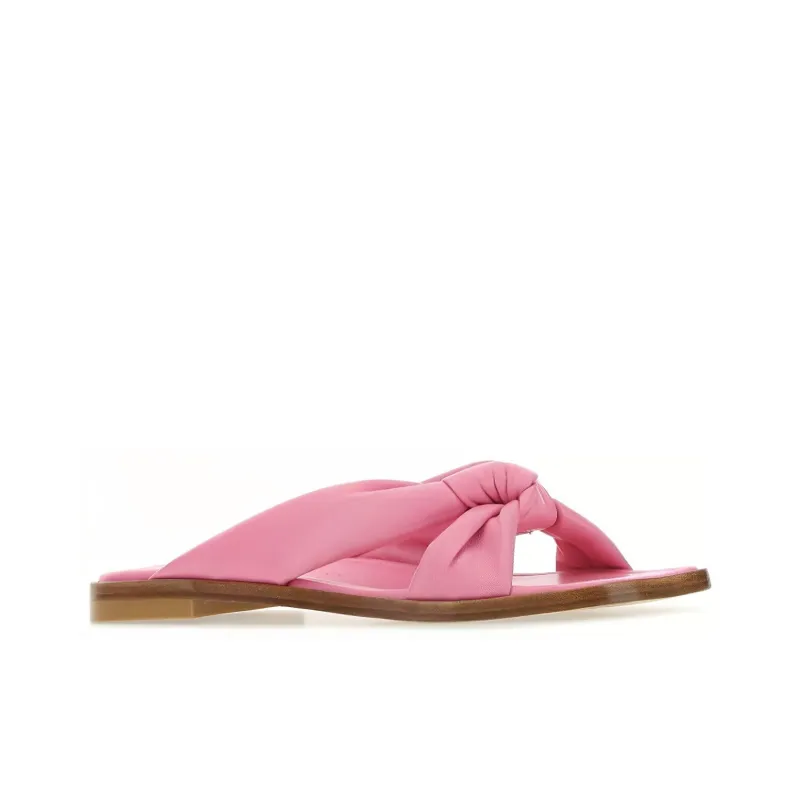 Stuart Weitzman/SW Abrasion Resistant Slide Slippers Women's Pink-2