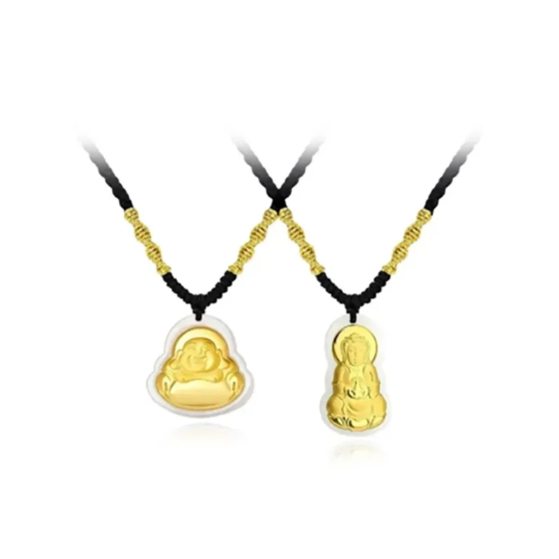 Zhongzhao Jewelry Chalcedony Jade Necklaces Unisex-3