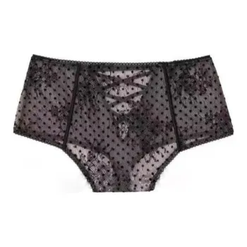 Victoria's Secret Underpants Women's 1 Pack Black Polka Dot