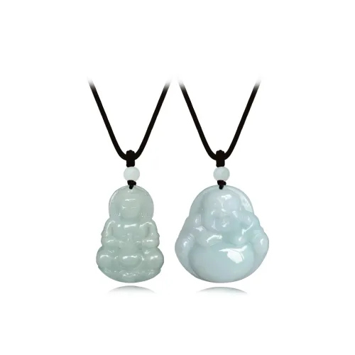 Muyan Ice Glutinous Jadeite Necklaces Unisex