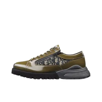 DIOR Combat Low Top Casual Shoes Men's Green