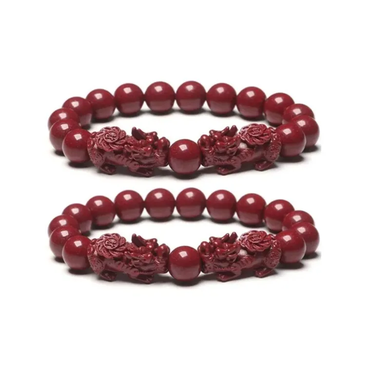LuluCanaan Reconstructed Cinnabar Bracelets Unisex-3