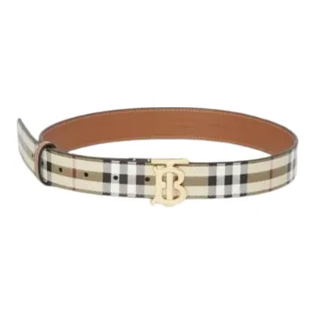 Burberry Vintage Check Buckle Belt