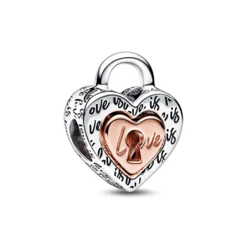 Pandora Lock Charm String Silver