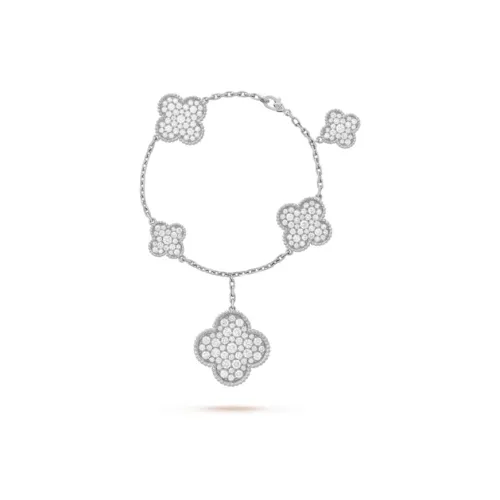 Van Cleef & Arpels 18kt White Gold Magic Alhambra Bracelet