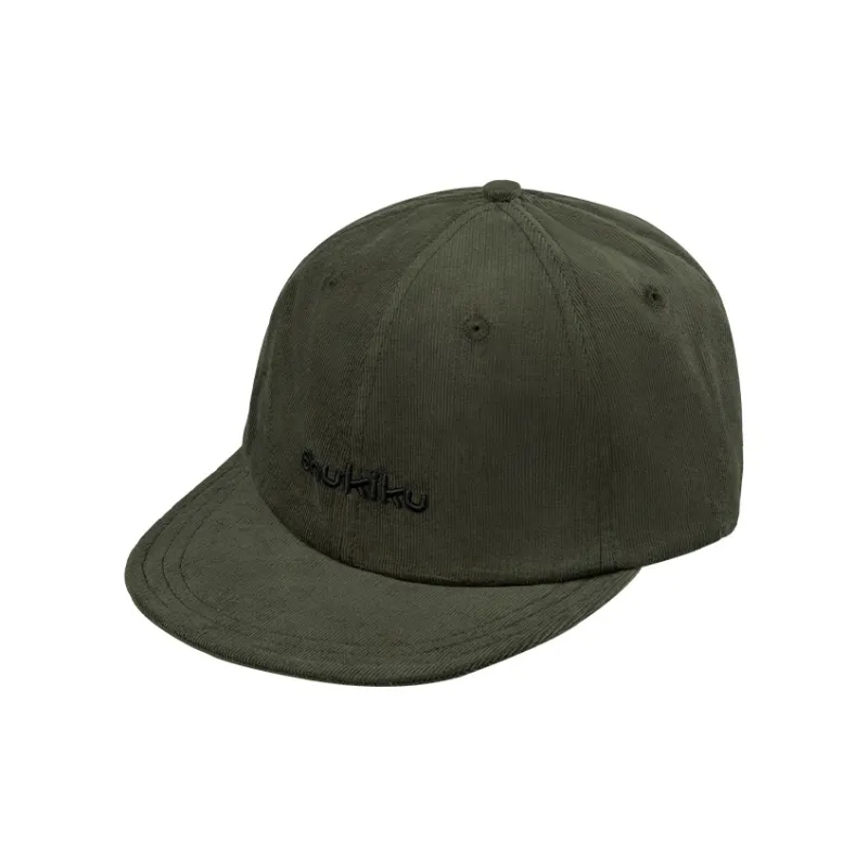 SHUKIKU Corduroy Cotton Baseball Caps Fall And Winter Kids' Solid Color-2