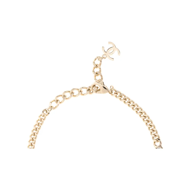CHANEL Metal Necklaces Women's Gold-1